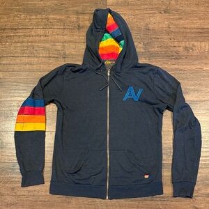 Aviator Nation Zip Up Hoodie Sweatshirt